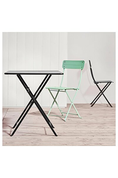 IKEA SUNDSÖ Table, anthracite outdoor, 65 x 65 cm