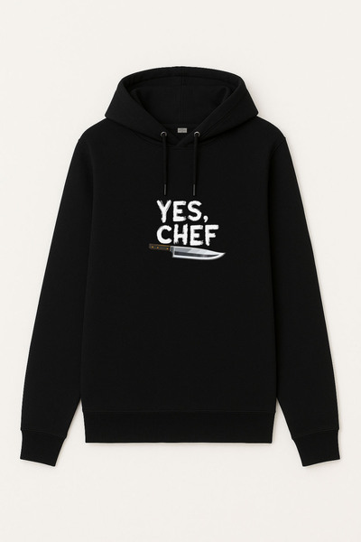 MODA Yes Chef Chef με τύπωμα Φούτερ με κουκούλα για ενήλικες με κουκούλα