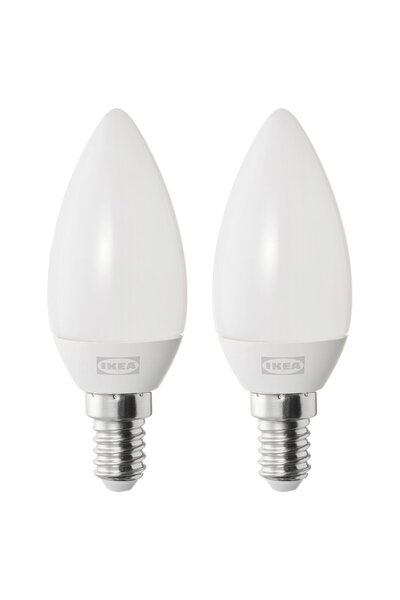 IKEA SOLHETTA LED bulb E 14 250 lumen, chandelier/opal white