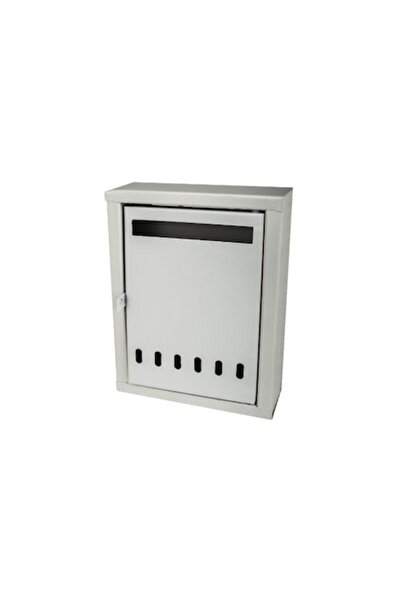 Evotools Postbox without lock, Evotools, 185x250x47 mm, indoor, gray, padlock ears (padlock not included)