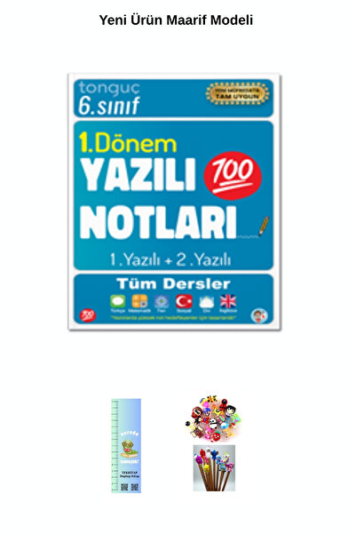 Tonguç Yayınları Tonguç 6. Sınıf Yazılı Notları 1. Dönem 1 ve 2. Yazılı YENİ ...