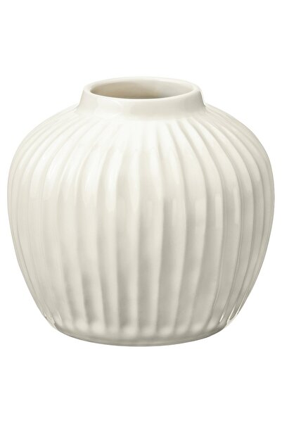 IKEA PELARBJÖRK Vase, white, 14 cm