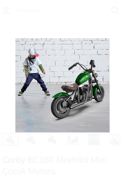 Corby ENCO BC160 Elektrikli çocuk motosiklet