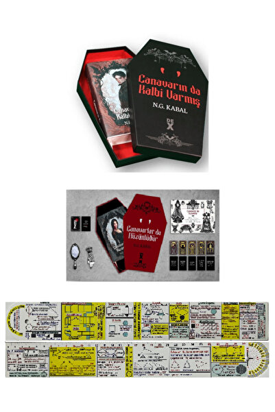 Dex Canavarın Da Kalbi Varmış + Canavarlar Da Hüzünlüdür 2'li Özel Kutulu Kit...