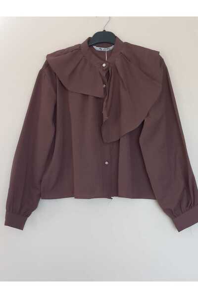 Zübeyde Sayın Γυναικείο πουκάμισο με λεπτομέρεια στο γιακά