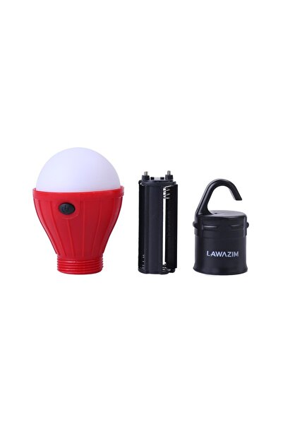 Lawazim LED Tent Light - 3 Piece Battery Powered Camping Bulb with 3 Modes and Hook