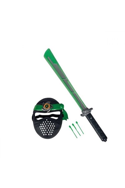 Simba Set arme de jucărie, Simba, sabie și mască ninja, verde/negru, 60 cm, 3+