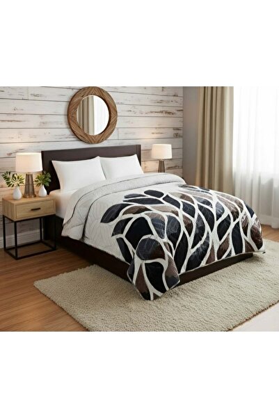 ROYAL KING بطانية فاخرة مطبوع بمقاس كبير - مصنوعة من البوليستر الفاخر بنسبة 1...