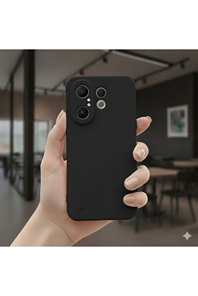 Rivor Vivo X200 FE Uyumlu Kılıf Kamera Çıkıntılı İpeksi Yumuşak Dokulu Dayanı...