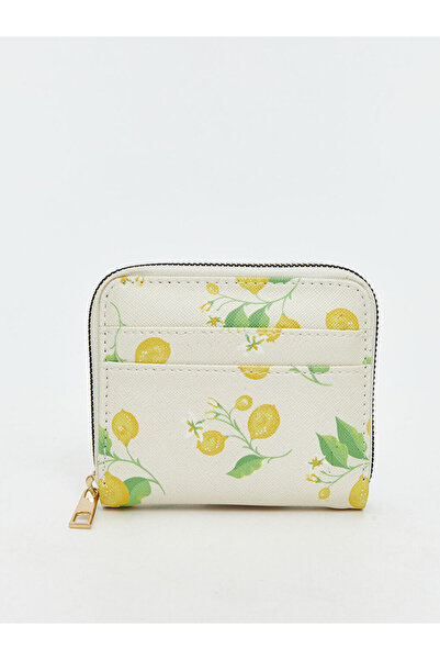 LC Waikiki Create Your Style from Uzg Store |   Lemon Printed Women's Wallet