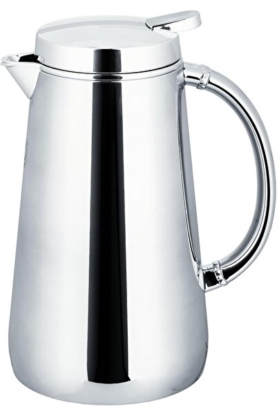 ALSAIF Coffee and Tea Vacuum Flask, leak-proof and keeps drinks hot, 0.5 Liter, chrome