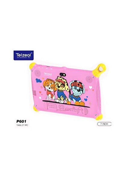 TELZEAL P601 Kids Tablet Android 10.1, 7-Inch HD Screen, 6GB RAM + 128GB ROM, Parental Controls, Edu