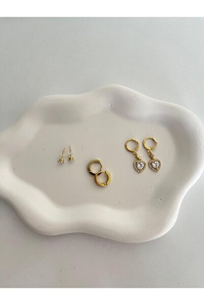 baume clothes Çelik Happiness Küpe Seti