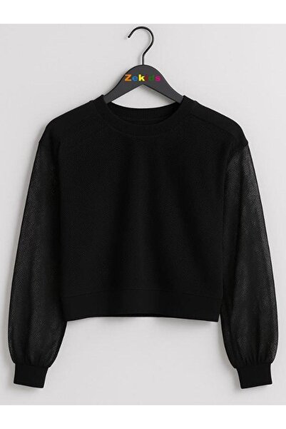 Zekids Girl's 2-Piece Underwear Bodysuit Mesh Blouse Set