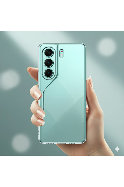 Rivor Tecno Camon 40 Uyumlu Kılıf Kamera Korumalı Süper Şeffaf Esnek Yumuşak ...