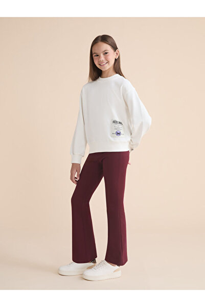 LC Waikiki Ελαστικό κοριτσίστικο κολάν ισπανικό πόδι μέσης