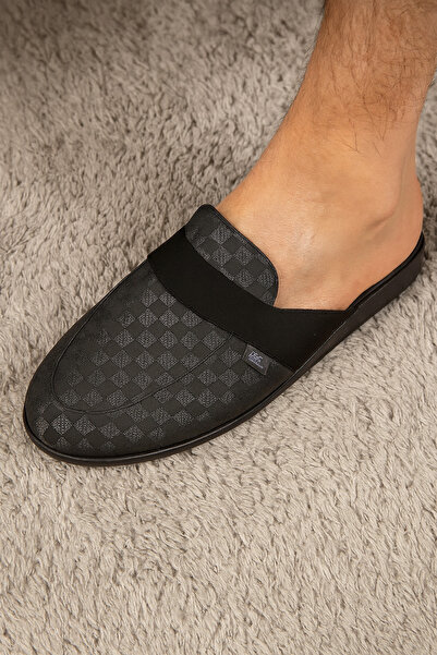 White Velvet Ανδρικές παντόφλες με μαύρη σόλα Poly Q3G8K5CK