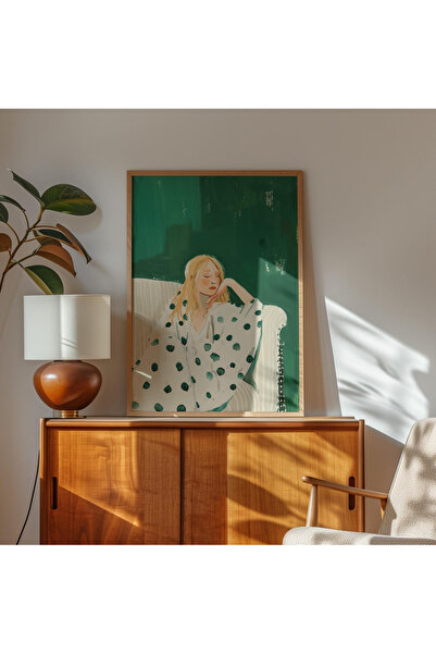 Tuba Decor Tablo dintr-o singură bucată cu rame din lemn pentru sufragerie, sufragerie, bucătărie