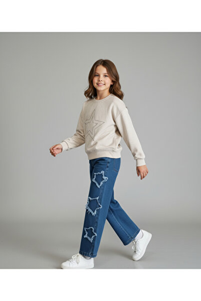 İncilay Kids Set pentru fete cu detaliu de stea brodată cu piatră Badili