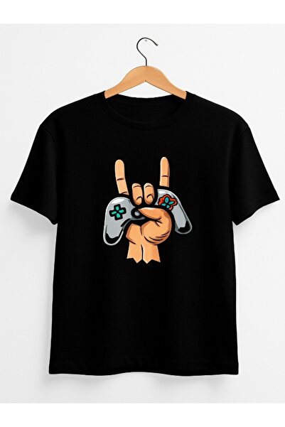 TİMİSİVA Tricou unisex supradimensionat JOYSTICKER Ba cu imprimeu amuklu Bi g...