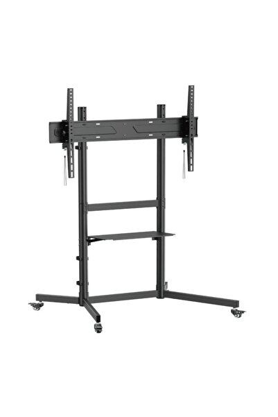 Class 70kg Taşıma Kapasite 55'' 100'' Arası Tekerlekli Taşınabiilir Televizyon Askı Aparatı,