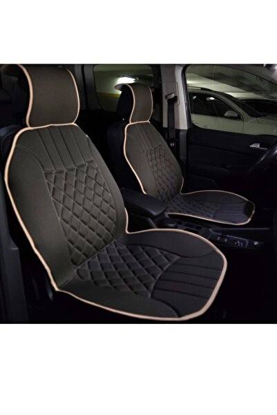 Point Renault Megane 4 Sedan Oto Ön İki Koltuk Minderi Koyu Bej Biyeli 2016 Sonrası