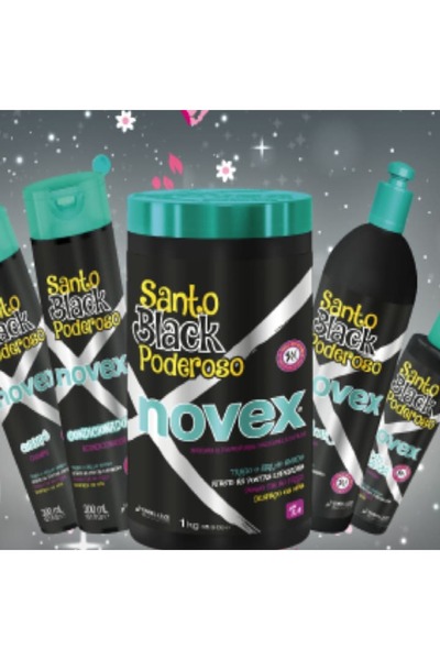 NOVEX Balsam pentru par cret Mystic Black 300 ml