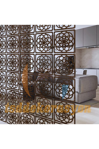 tsddekorasyon Ahşap Tavana Asmalı Sarkıt Dekoratif Oda Bölücü/Paravan/Seperat...