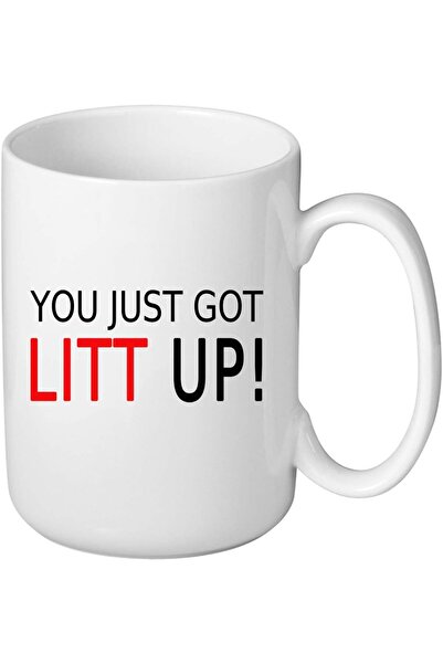 Be Care J. Honies Louis Litt Up Mug 15 oz - You Just Got Litt Up Microwavable Ceramic Mug