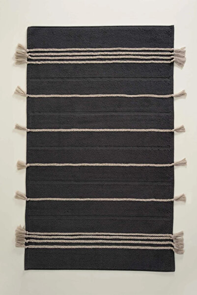 Ecocotton Karnella Антрацит 100% органічна бавовняна килимок для ванної кімнати - 60*100 см