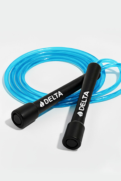 Delta Profesyonel Atlama İpi – Evde Ve Spor Salonu İçin Ayarlanabilir Uzunluklu Kondisyon Aleti Turkuaz
