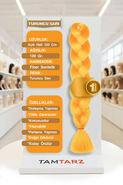 TAM TARZ Păr sintetic din fibre pentru împletitură africană rasta și box brai...