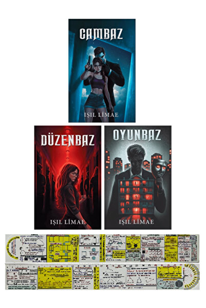 Martı Yayınları Cambaz - Oyunbaz - Düzenbaz 3 Kitap Set Işıl Limae + Mat. Öğr...