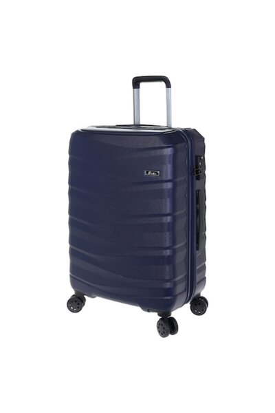 Stelxis Large Suitcase, Stelxis, ABS, 4 Double Wheels, TSA Code, ST 533 - 77.5 cm, Navy Blue