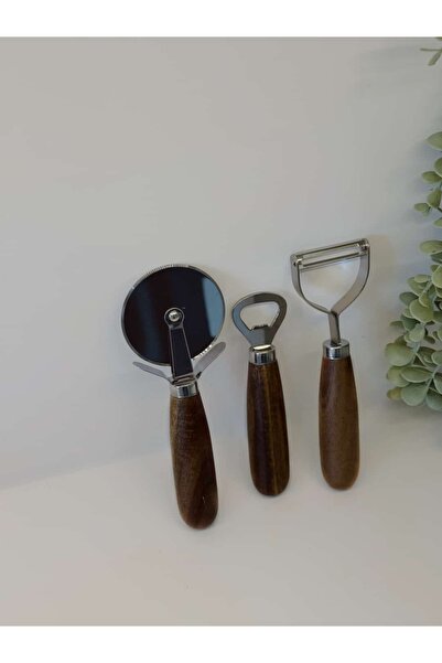 BUCOLIC 3-Piece Acacia Handle Kitchen Utensil Set