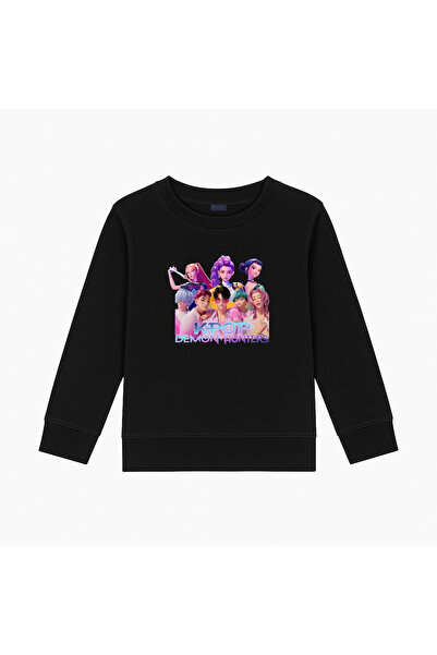 BLITZIST Hanorac cu imprimeu Kpop Demon Hunters Hunterix Iblis Avcıları (bltz...