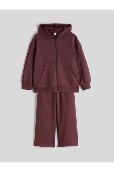 LC Waikiki Sparkling Selections from Shining Store |   Hooded Girl's Tracksuit Set