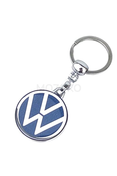 MOZOKO ميدالية مفاتيح سيارة أنيقة عالية الجودة مطبوعة بشعار فولكس فاجن باللون...