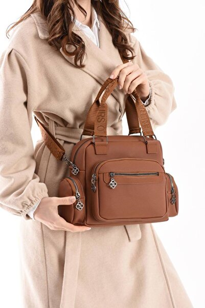 Marvelis حقيبة بنتلي متعددة الأقسام للكتف والحمل المتقاطع للنساء