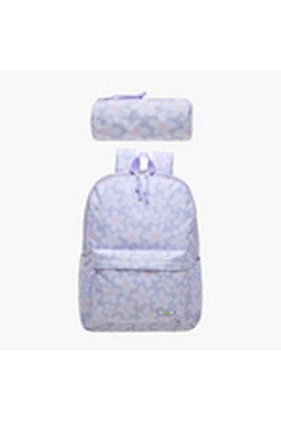 zmzm Floral Print Backpack with Adjustable Shoulder Straps, 17 Inches by Roya...