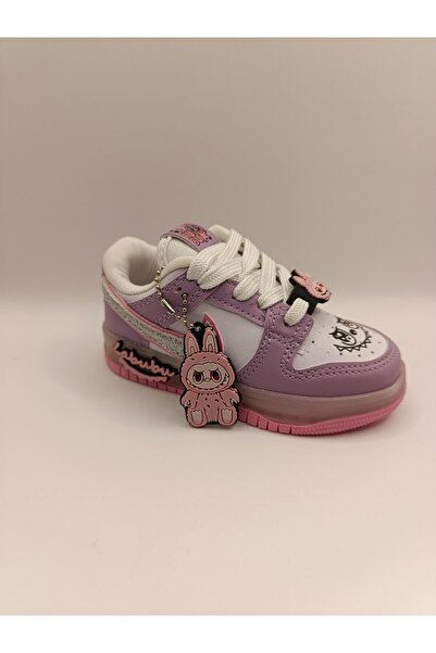 Bukond Labubu Lighted Lace-Up Girls' Sports Shoes Sneaker