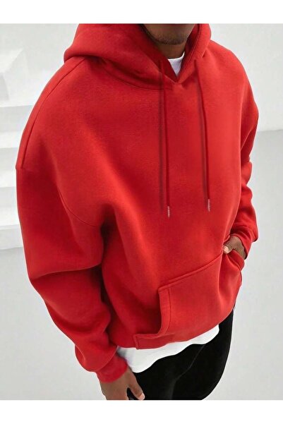 bellanova سترة رياضية أساسية بغطاء للرأس للجنسين بمقاس كبير