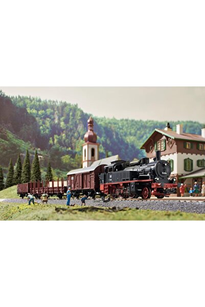 Marklin Märklin 29074 BR74 Dijital Tren Seti | Sesli & Işıklı HO Ölçek Güterzug Başlangıç Seti