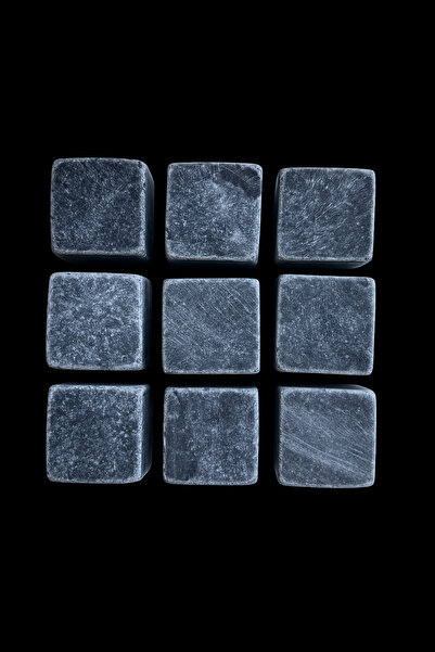 KLON Viski Soğutma Taşı / Viski Soğutma Mermer Küpleri Doğal Mermer Whiskey Soğutucu Taş 2x2 Cm