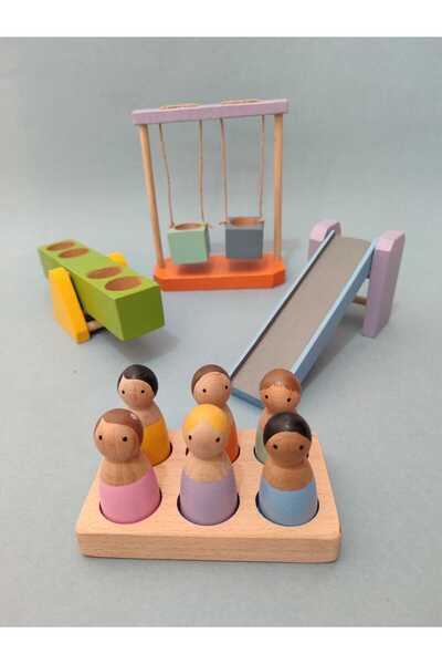 NaturBabyKids 6lı Peg Takım Eşleştirmeli