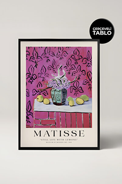 House Gorgeous Henri Matisse Mrtva priroda sa limunima Uramljena slika