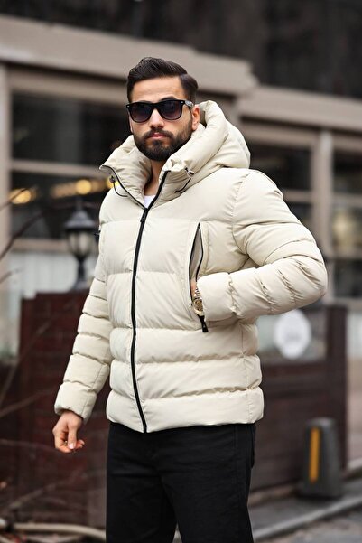 KOCCI Nová sezóna voděodolná a mrazuvzdorná zimní pánská bunda s kapucí