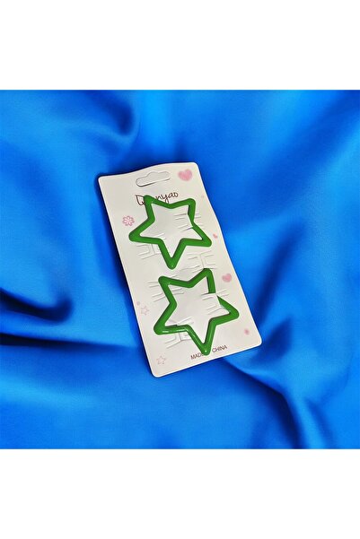 Store 2-piece large size star snap hair clip