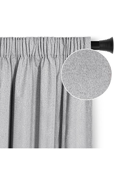 Five Store Draperie blackout cu rejansa multifunctionala, Kelme, densitate 200 g/m2, 140 x 250 cm, gri