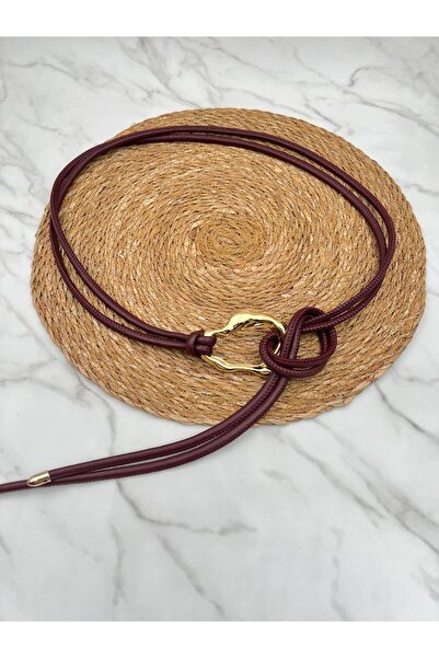 EMR Official Curea burgundy/cord, curea pentru femei, curea, curea pentru roc...